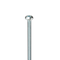 Zoro Select Self-Drilling Screw, #12-14 x 5 in, Zinc Plated Steel Pan Head Phillips Drive, 500 PK 1280KPP - alternate 2